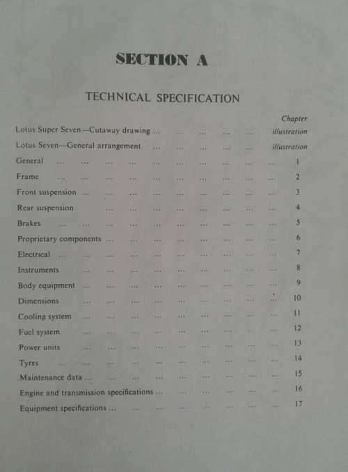 Lotus Series two, three & Four Sevens Owners Manual by Caterham Car Sales