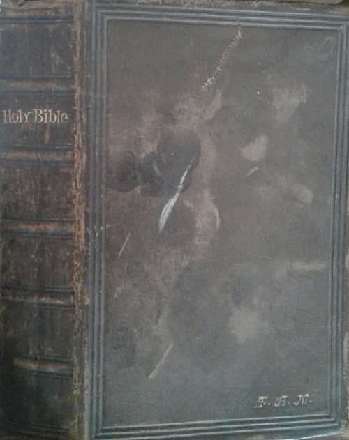 The Holy Bible Old & New Testaments Oxford Leatherbound 1898