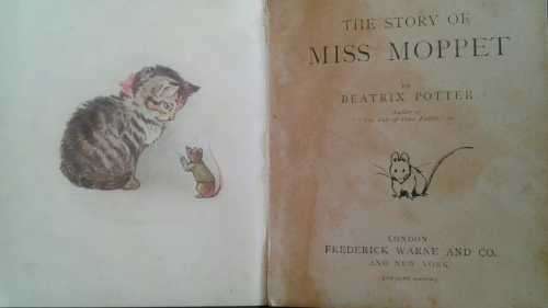 The Story of Miss Moppet by Beatrix Potter **circa 1920-1940**