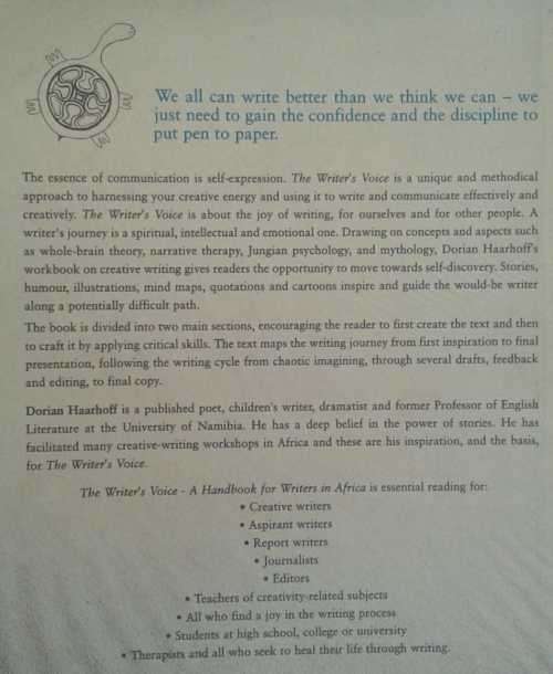 The Writer's Voice, A Workbook for Writers in Africa by Dorian Haarhoff