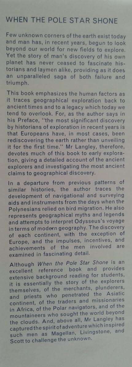 When the Pole Star Shone by Michael Langley