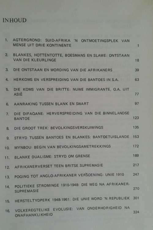 Van Van riebeeck tot Vorster 1652-1974 by F A van Jaarsveld