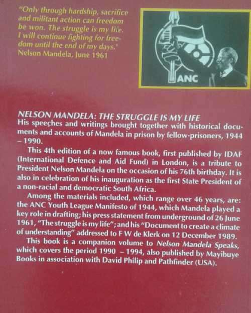 Nelson Mandela The Struggle is my Life His Speeches and Writings 1944-1990