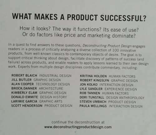 Deconstructing Product Design by William Lidwell & Gerry Manacsa