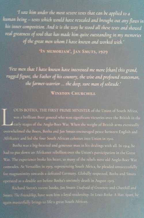 Louis Botha A Man Apart by Richard Steyn **SIGNED COPY**