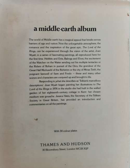 A Middle-Earth Album Paintings by Joan Wyatt inspired by Tolkein's The Lord of the Rings