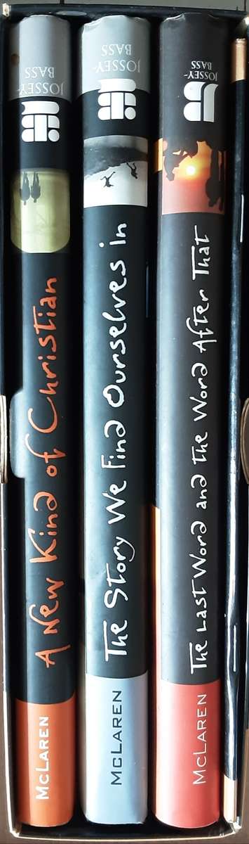 The New Kind of Christian Trilogy by Brian D McLaren 3 volume set hardcovers limited edition