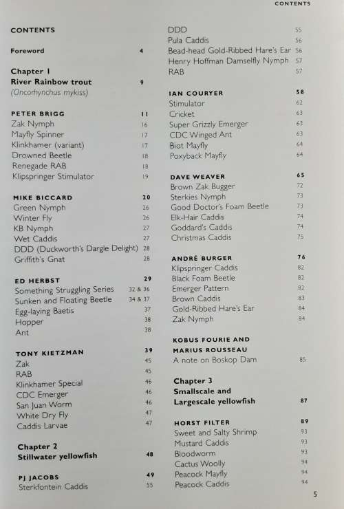 Favoured Flies & Select Techniques of the Experts Volume 2 by Malcolm Meintjes & M Pedder