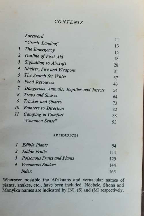 Don`t Die in the Bundu by Col D H Grainger