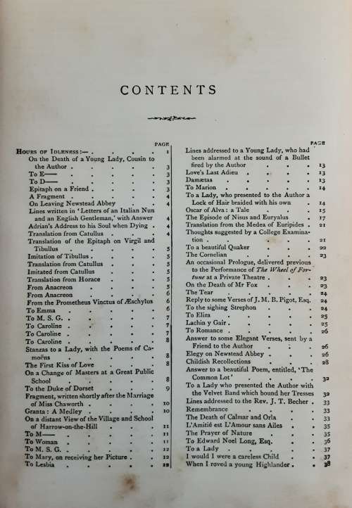 The Poetical Works of Lord Byron The Albion Edition 1890