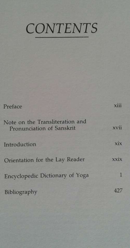 Encyclopedic Dictionary of Yoga by Georg Feuerstein