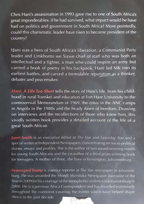 Hani A Life Too Short by Janet Smith & Beauregard Tromp