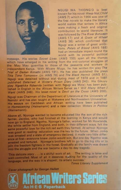 Weep Not, Child by Ngugi wa Thiong'o