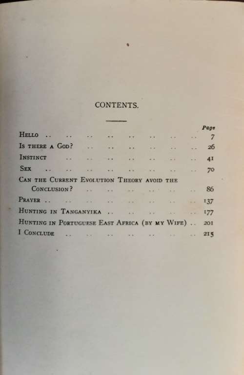 I Conclude, Convictions & Experiences of a Free Thinking Doctor & Hunter by Steenkamp