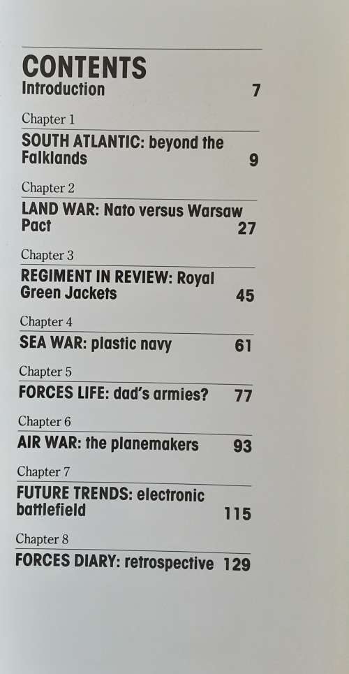 Forces 87  British Military year, edited designed by DPM Services