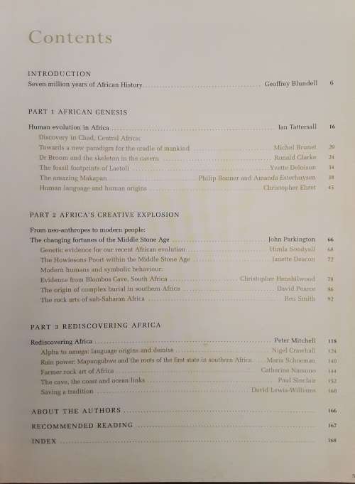 Origins The Story of the Emergencies of Humans & Humanity in Africa edited by Geoffrey Blundell