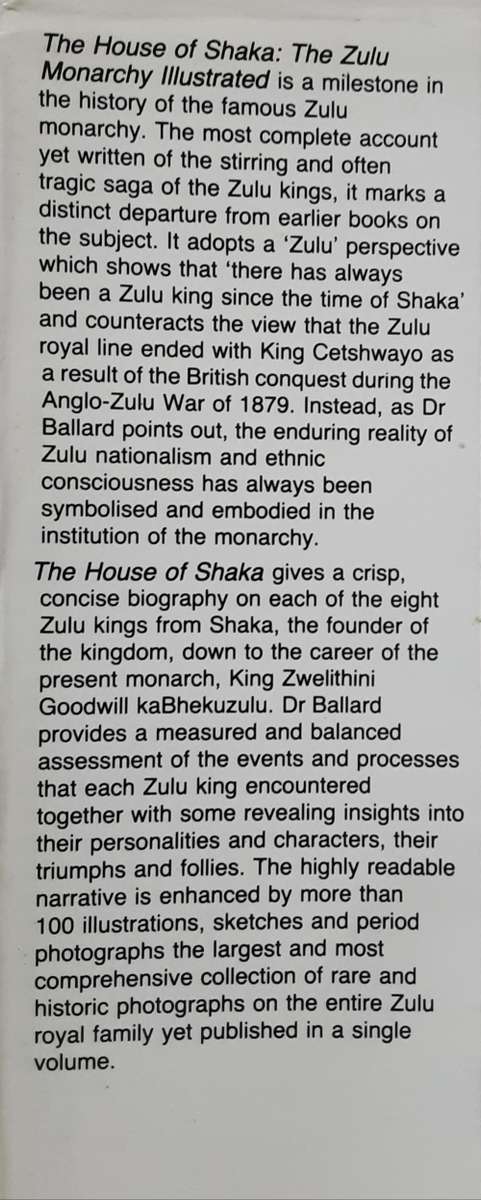 The House of Shaka The Zulu Monarchy Illustrated by Charles Ballard