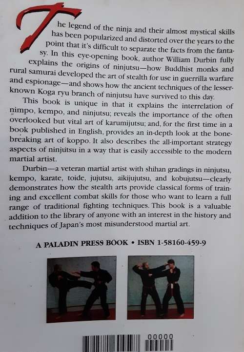 Koga Ryu Ninjutsu, The Ancient Art of Stealth and Stratergy by Dr William Durbin
