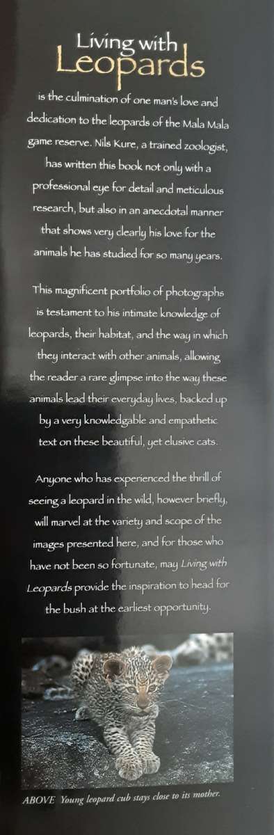 Living With Leopards by Nils Kure **SIGNED COPY**