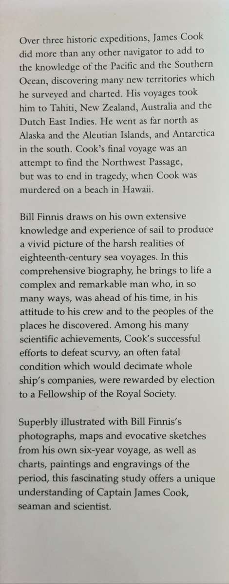 Captain James Cook, Seaman and Scientist by Bill Finnis