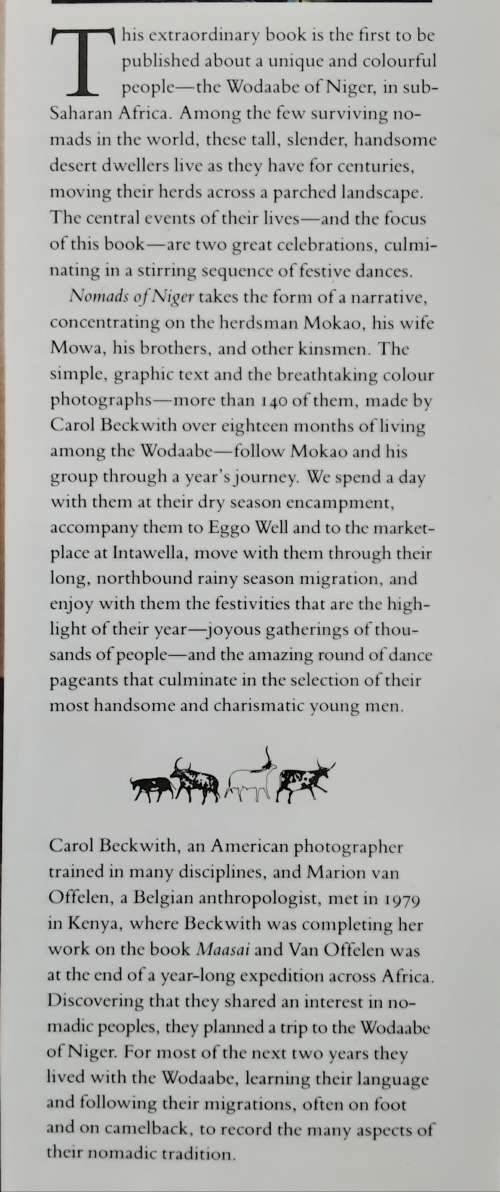 Nomads of Niger, text by Marion Van Offelen photographs by Carol Beckwith