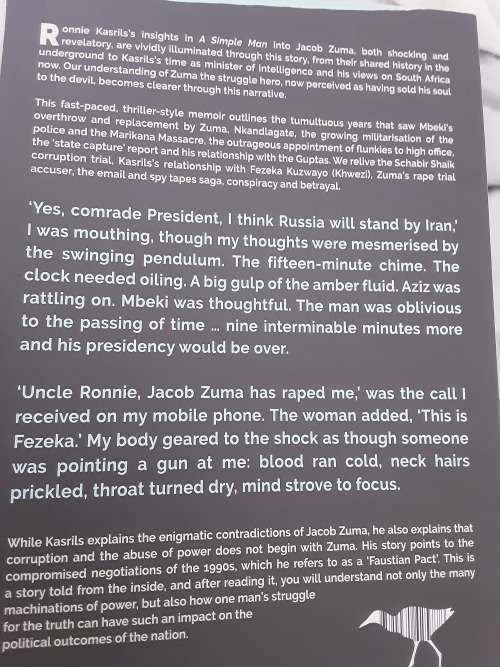 A Simple Man, Kasrils and the Zuma Enigma by Ronnie Kasrils