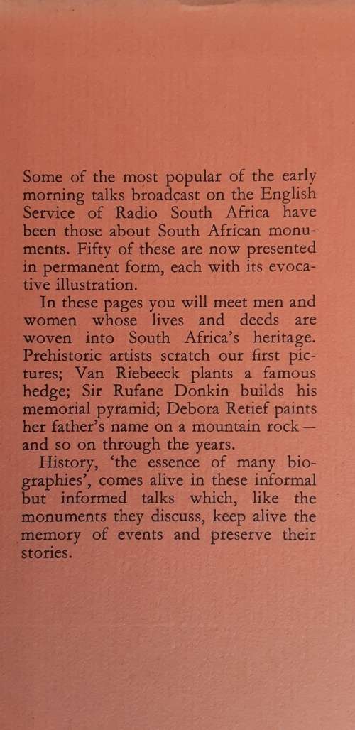 Some South African Monuments by Denis Hatfield