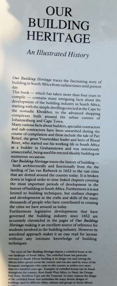 Our Building Heritage, An Illustrated History by Paddy Hartdegen