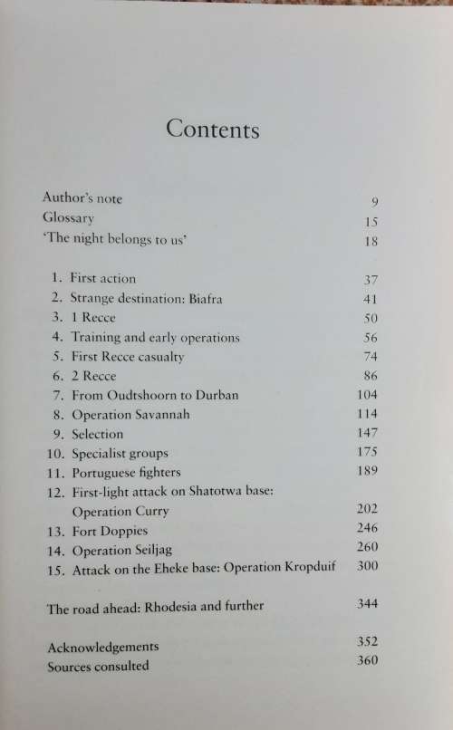 1 Recce The Night Belongs To Us by Alexander Strachan