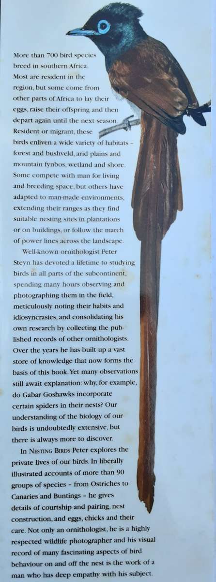 Nesting Birds, The Breeding Habit of Southern African Birds by Peter Steyn