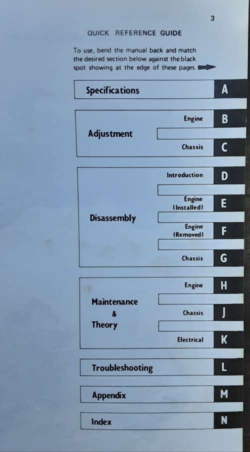 Kawasaki KZ440 Motorcycle Service Manual