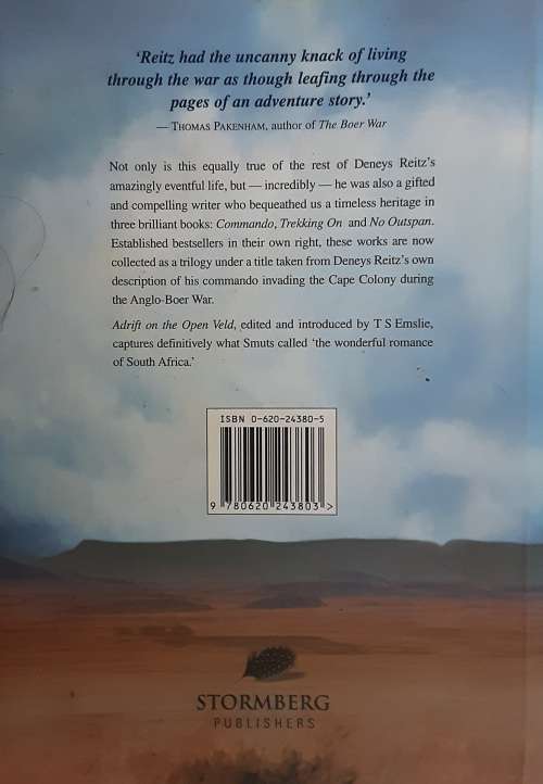 Adrift on the Open Veld The Anglo Boer War and its Aftermath 1899-1943 by Deneys Reitz
