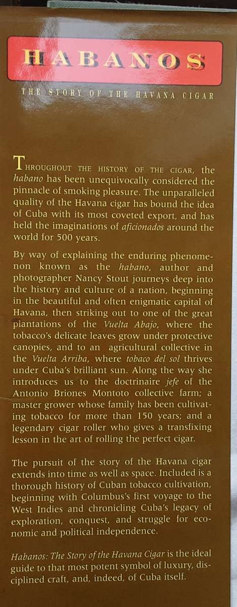 Habanos, The Story of the Havana Cigar by Nancy Stout
