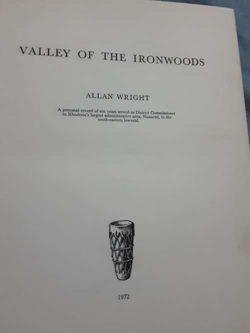 Valley of the Ironwoods by Allan Wright
