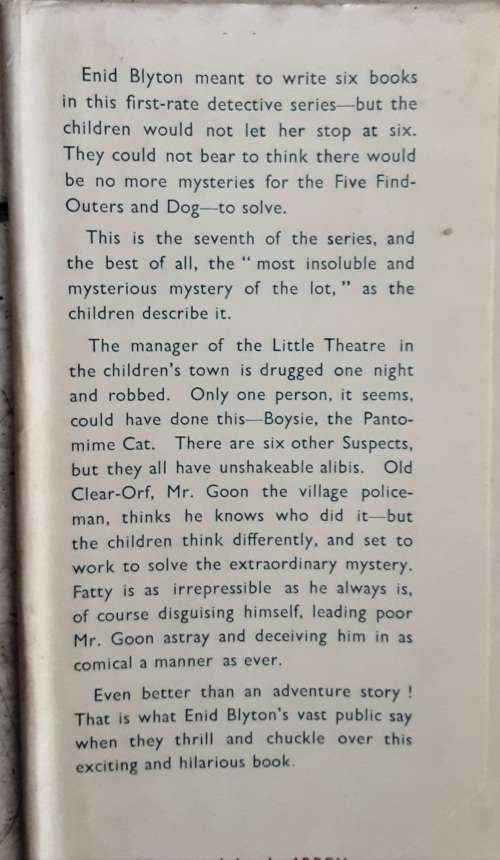 The Mystery of the Pantomine Cat by Enid Blyton