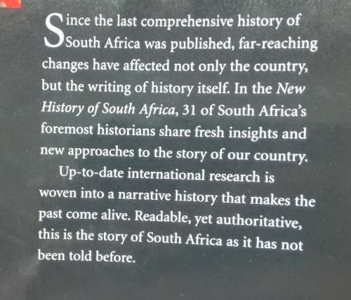 New History of South Africa by Hermann Giliomee and Bernard Mbenga **SIGNED by Hermann**