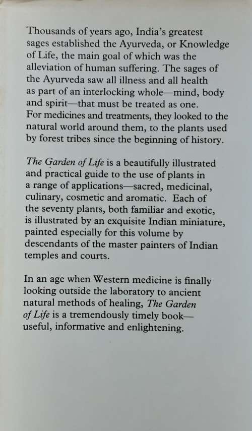 The Garden of Life, An Introduction to the Healing Plants of India by Naveen Patnik