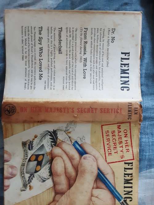 On Her Majesty`s Secret Service by Ian Fleming **First Edition published in 1963**