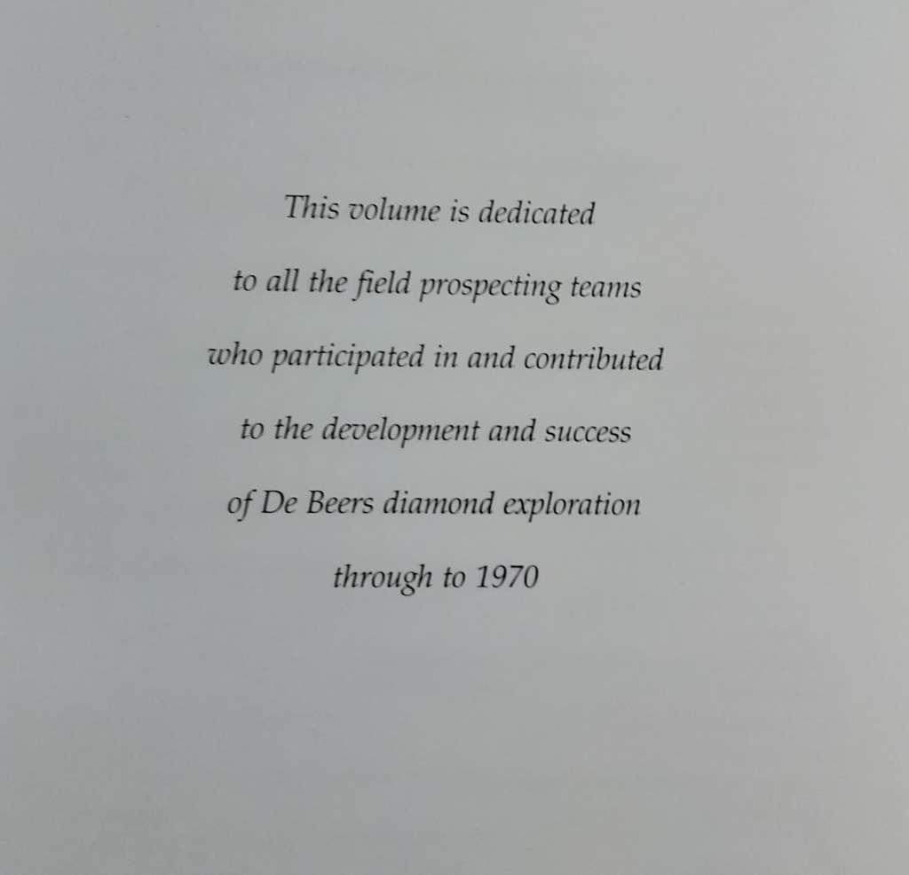 Prospecting in Africa, Narratives by early De Beersa explorers in the search for Diamonds
