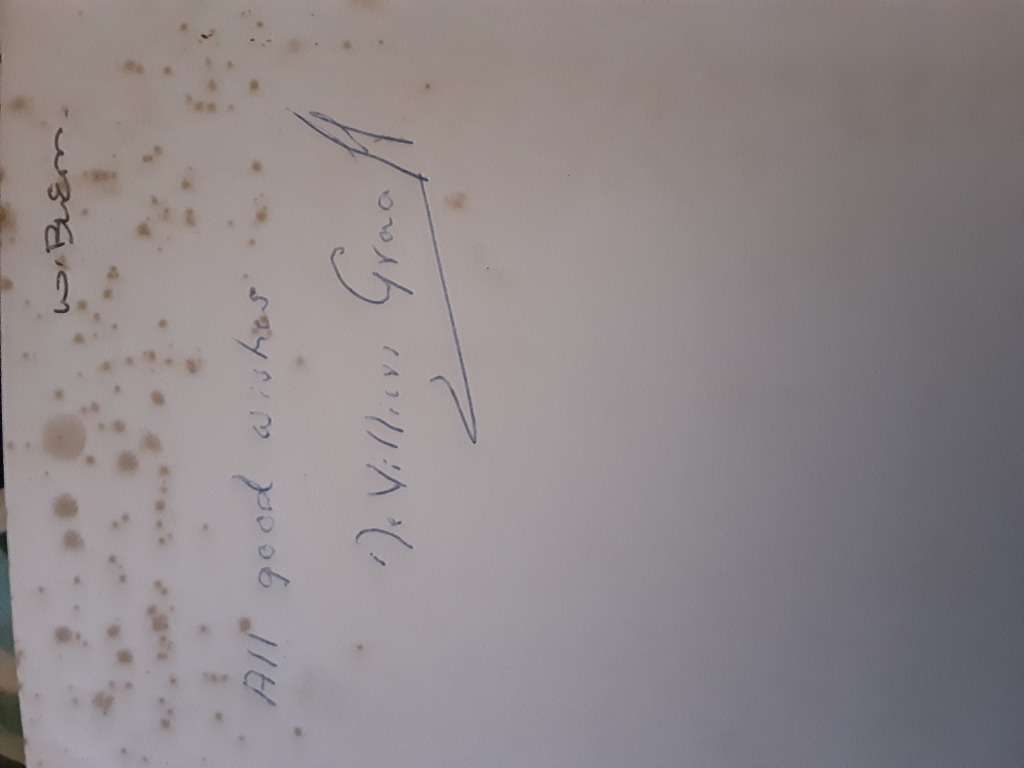 Sir De Villiers Graaff edited by Leo Barnard & Dan Kriek **SIGNED by Graaff & also SIGNED letter**