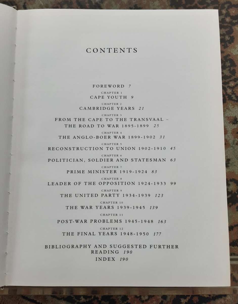 Jan Smuts An Illustrated Biography by Trewhella Cameron