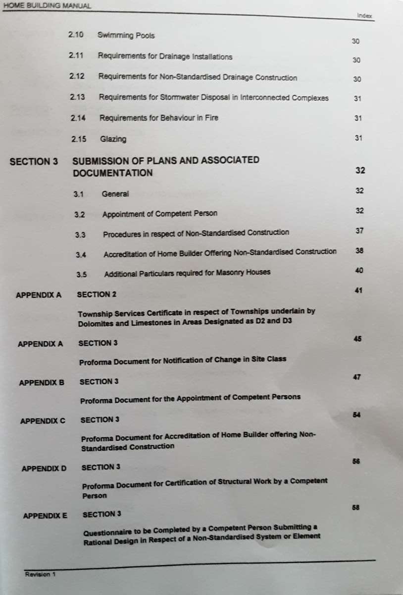 NHBRC Home Building Manual Part 1 & 2 Revision no 1 February 1999