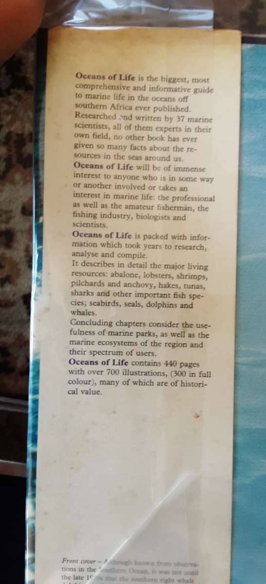 Oceans of Life off Southern Africa edited by I L Payne & J M Crawford