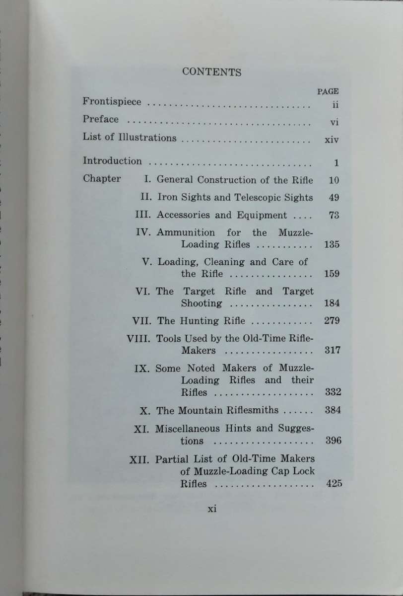 The Muzzle Loading Cap Lock Rifle by Ned H Roberts 1940