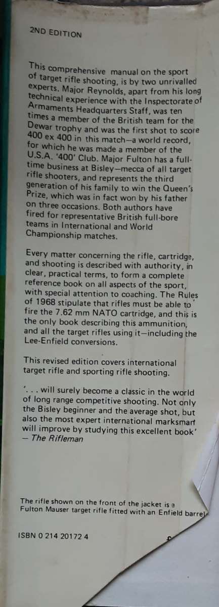Target Rifle Shooting by Major E G B Reynolds & Robin Fulton