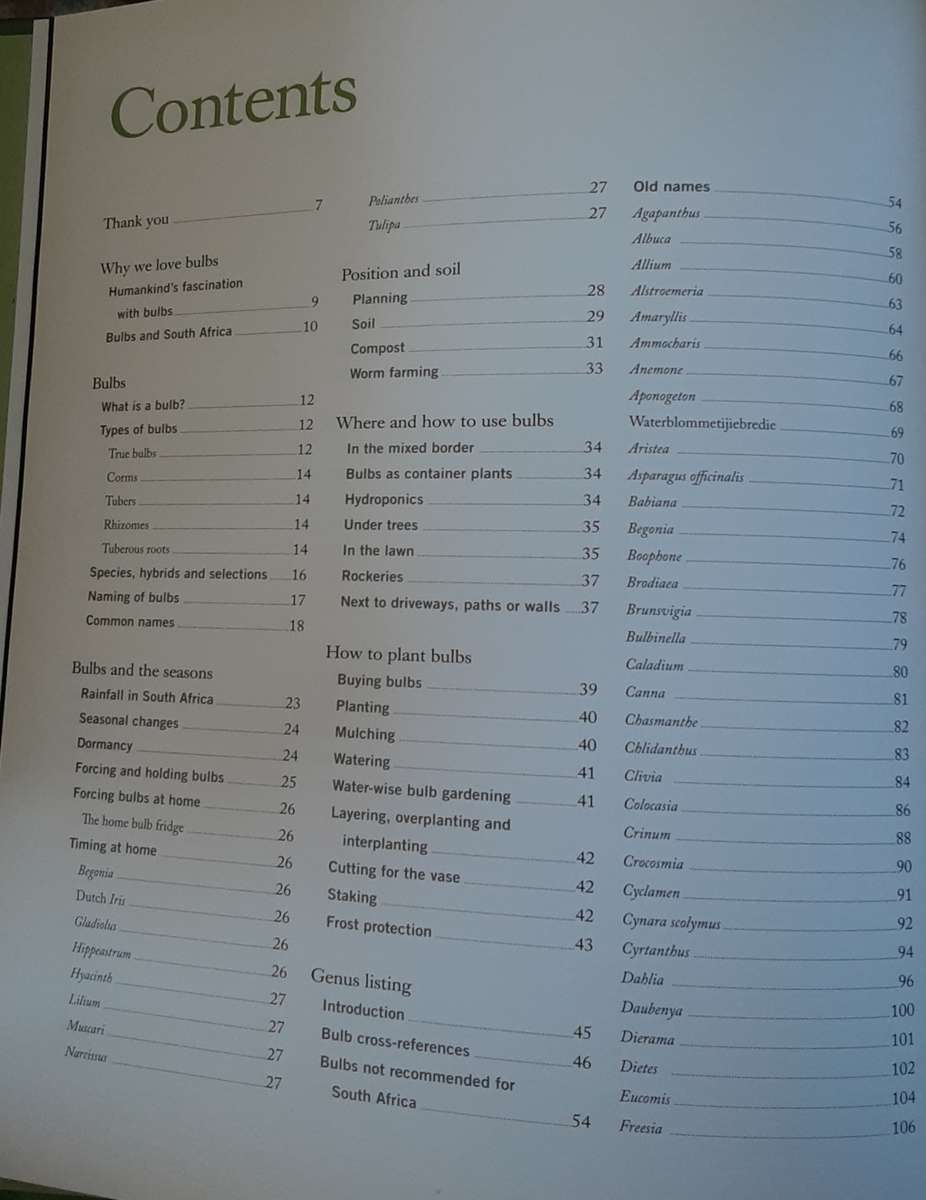 The Bulb Book, A South African Gardeners Guide by Charles Barnhoorn