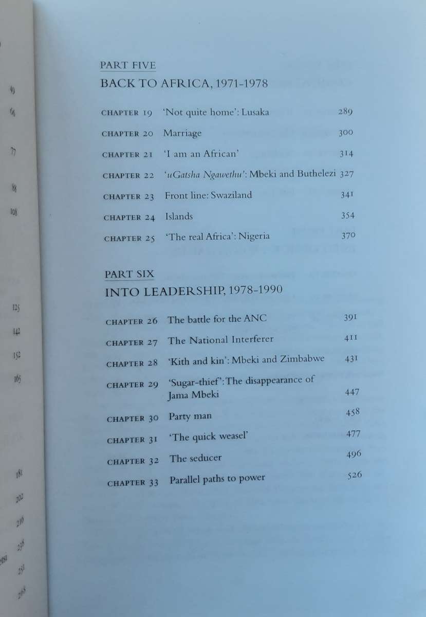 The Dream Deferred Thabo Mbeki by Mark Gevisser