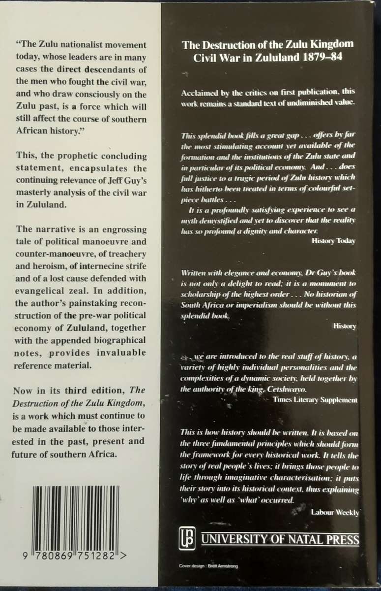 The Destruction of the Zulu Kingdom by Jeff Guy