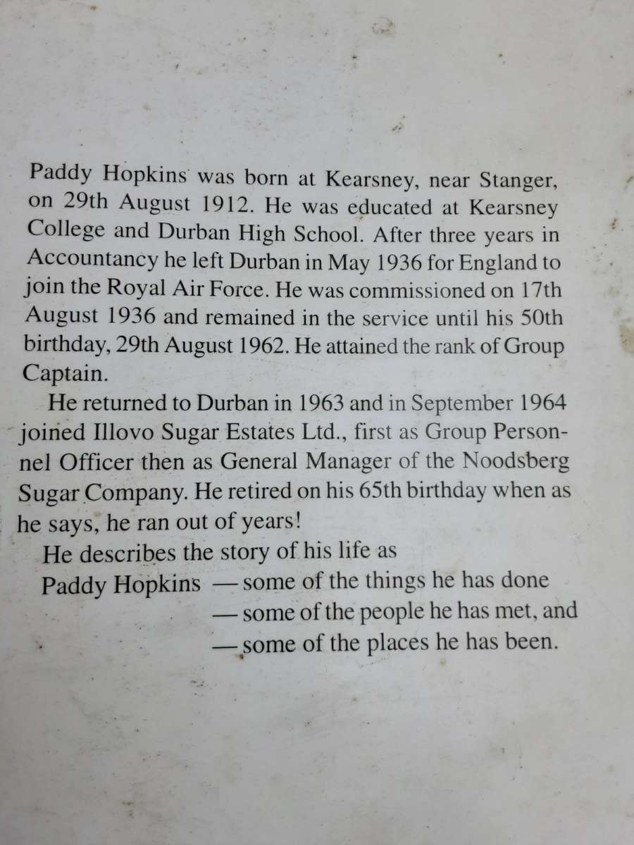 Paddy, The Next Best Thing - By Captain H. E. (Paddy) Hopkins **limited edition 24/50 Signed **