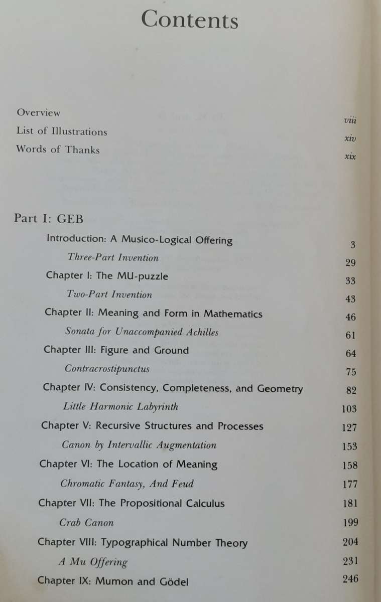 Gode, Escher, Bach: An Eternal Golden Braid by Douglas R Hofstadter